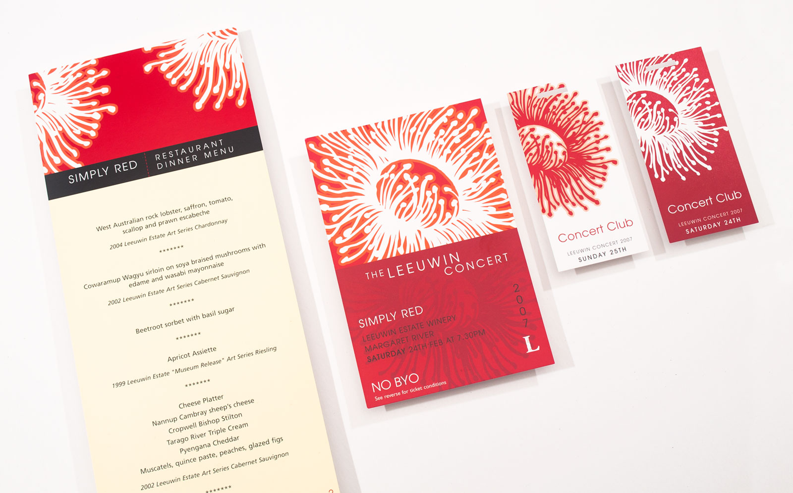2007 Leeuwin concert identity and tickets