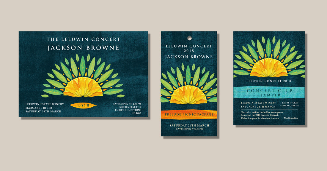 2017 Leeuwin concert ticket design