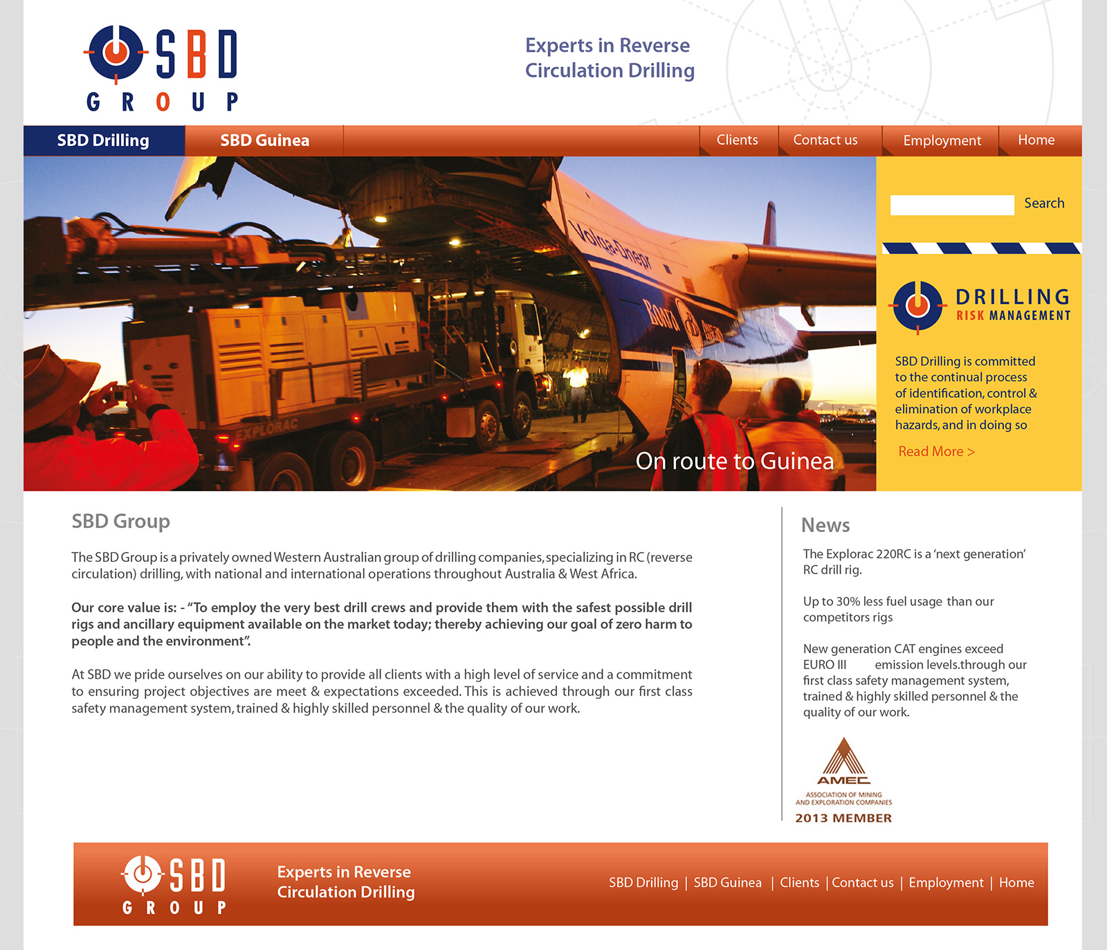 SBD Group website